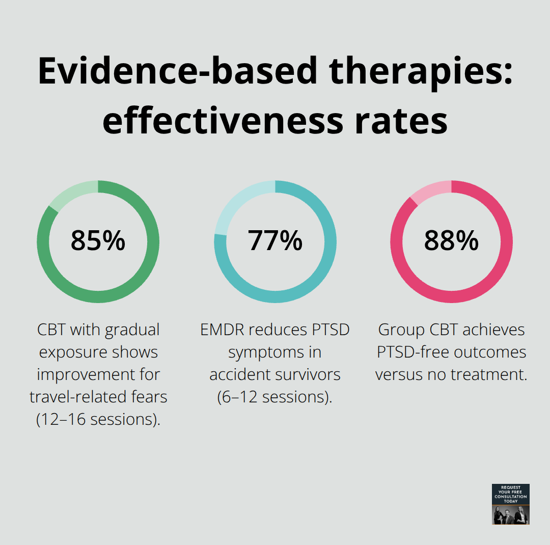 Comparative effectiveness of CBT, EMDR, and group CBT for accident-related trauma