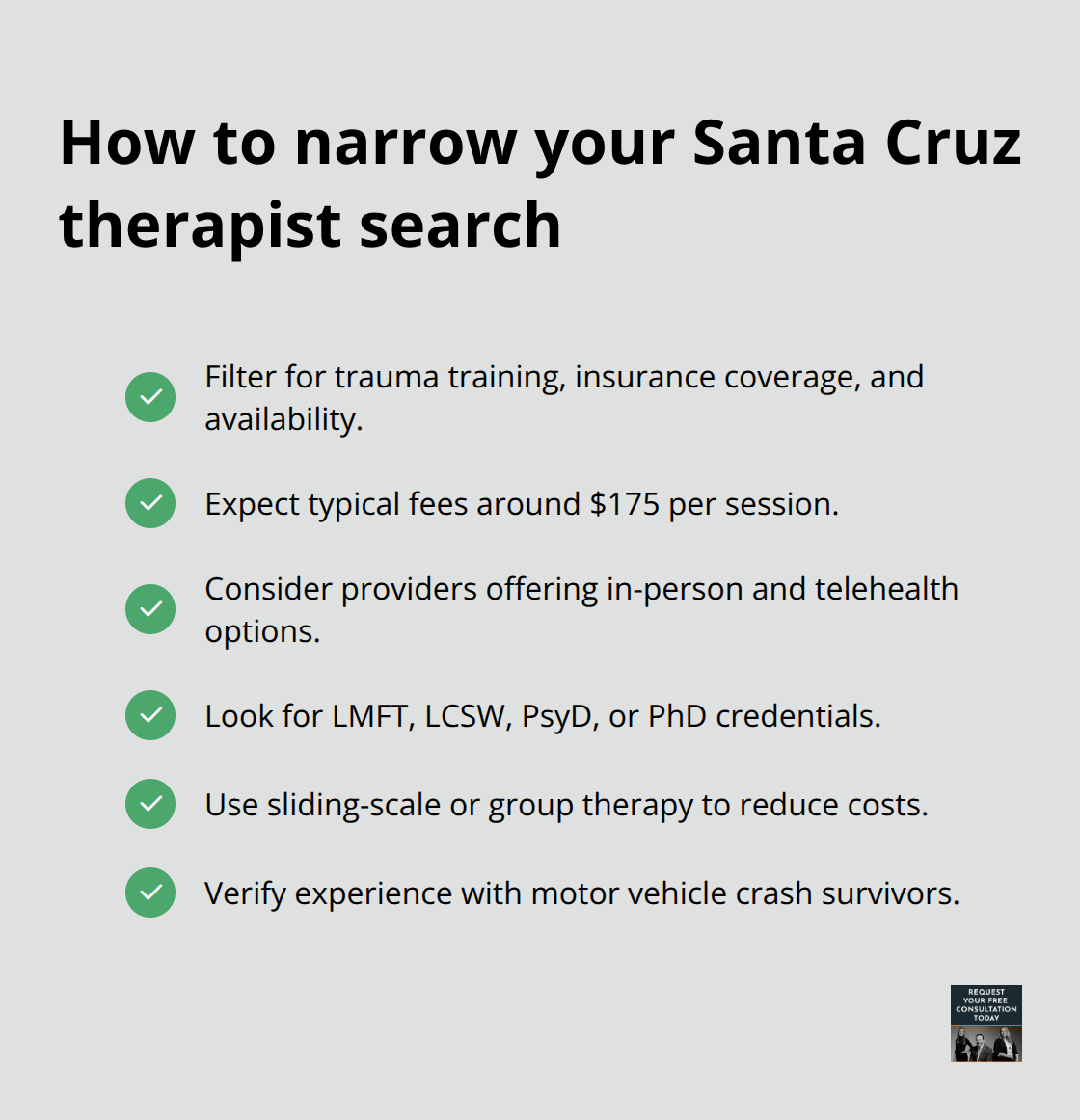 Practical filters and facts to choose a local trauma therapist - Accident trauma therapy