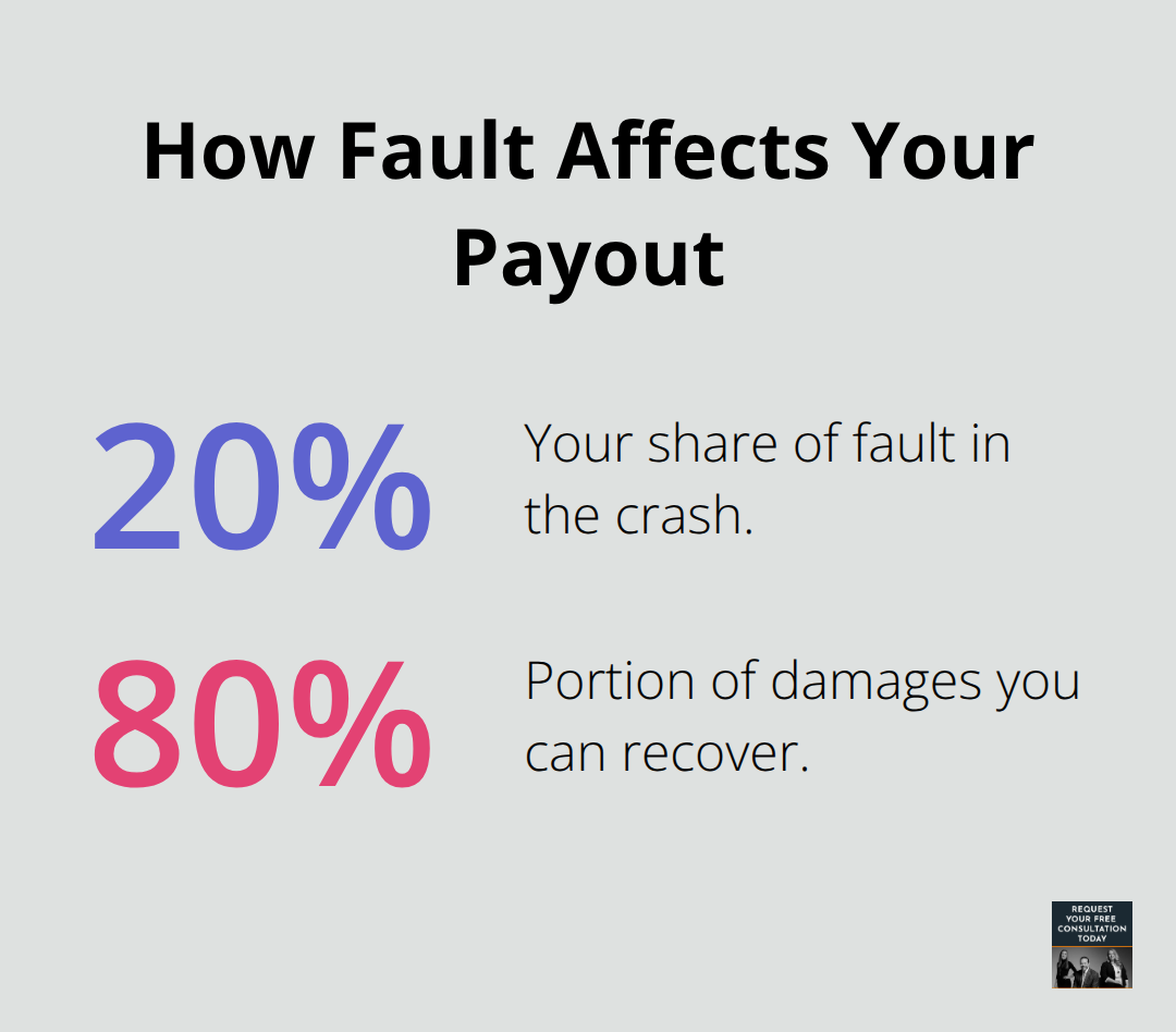 Comparative negligence impact on recovery in California - Car crash claim process