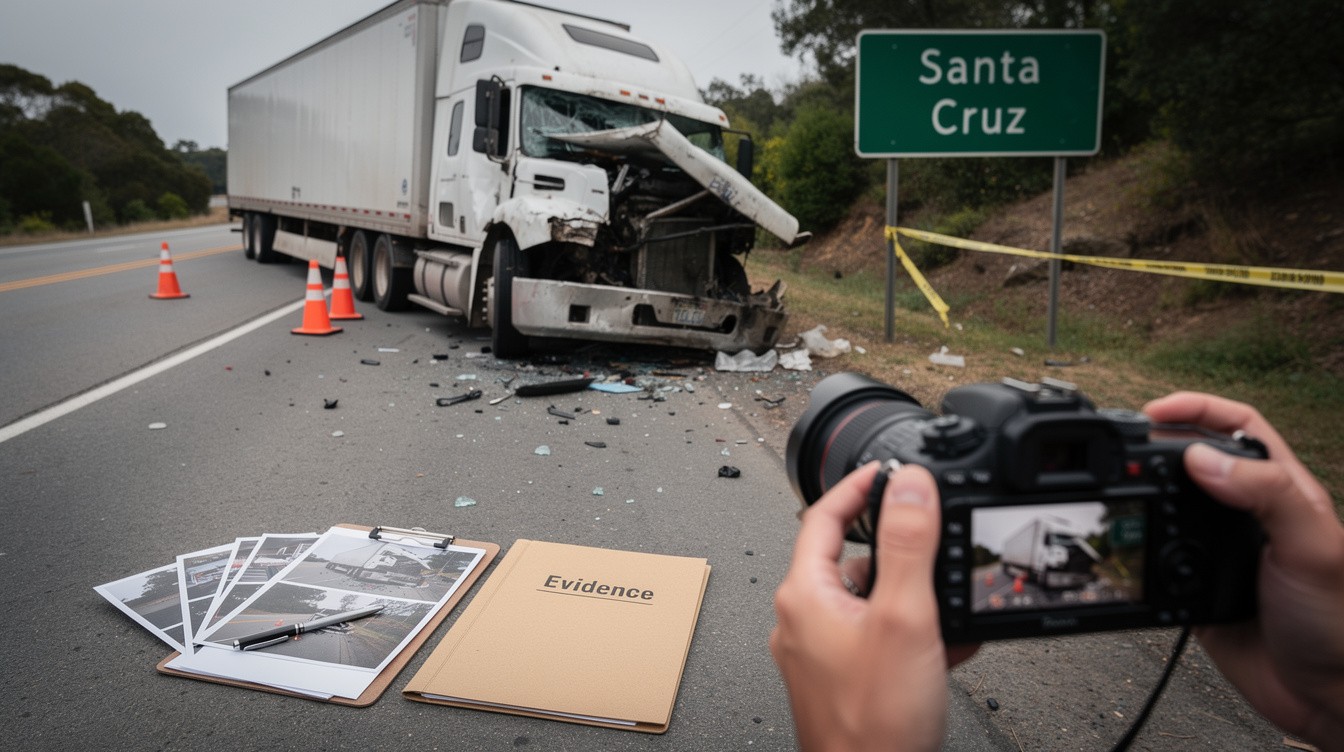 Commercial Truck Accident Santa Cruz: How to Build Your Case