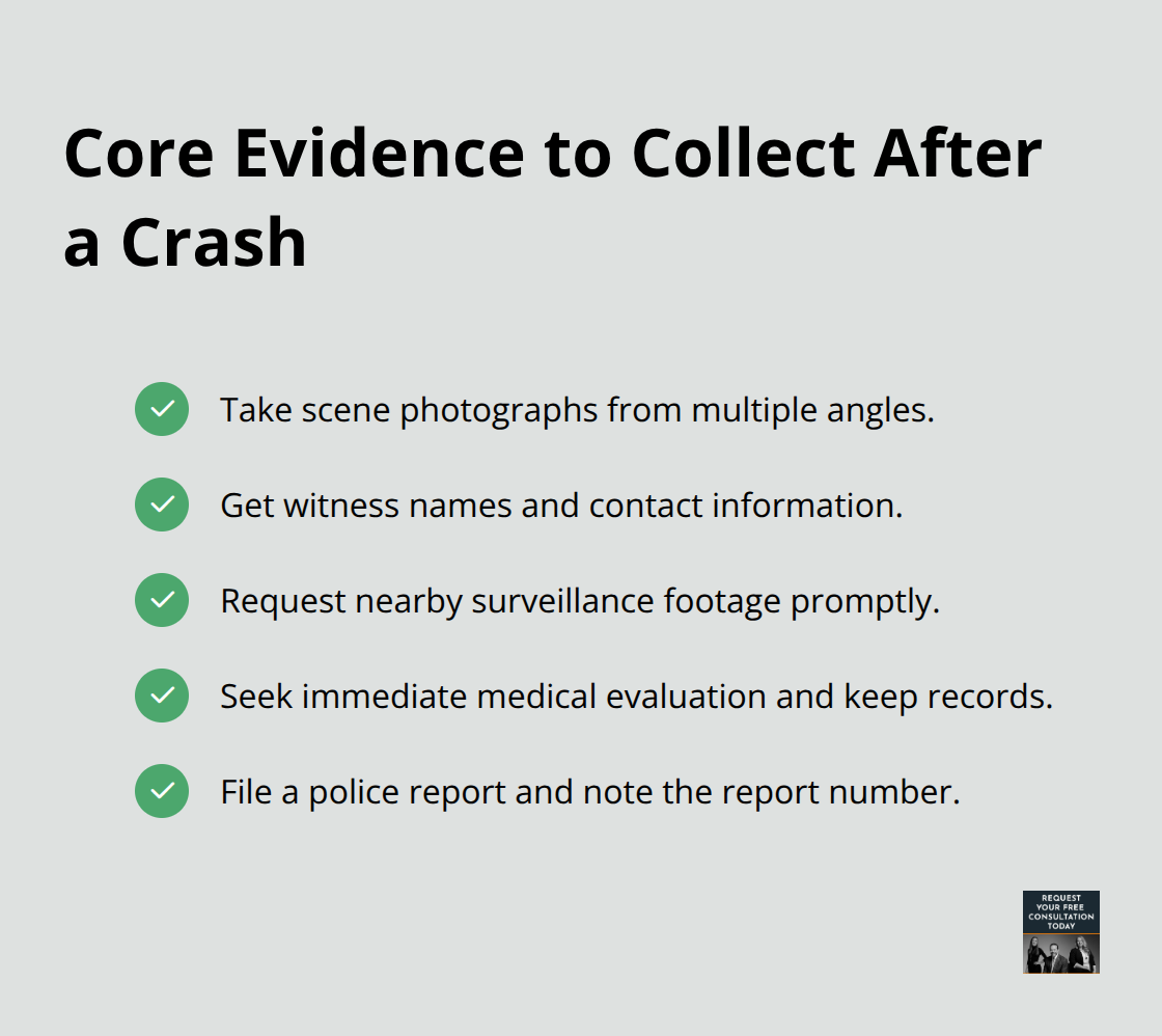 Essential evidence items that protect your fault allocation claim - Comparative negligence California