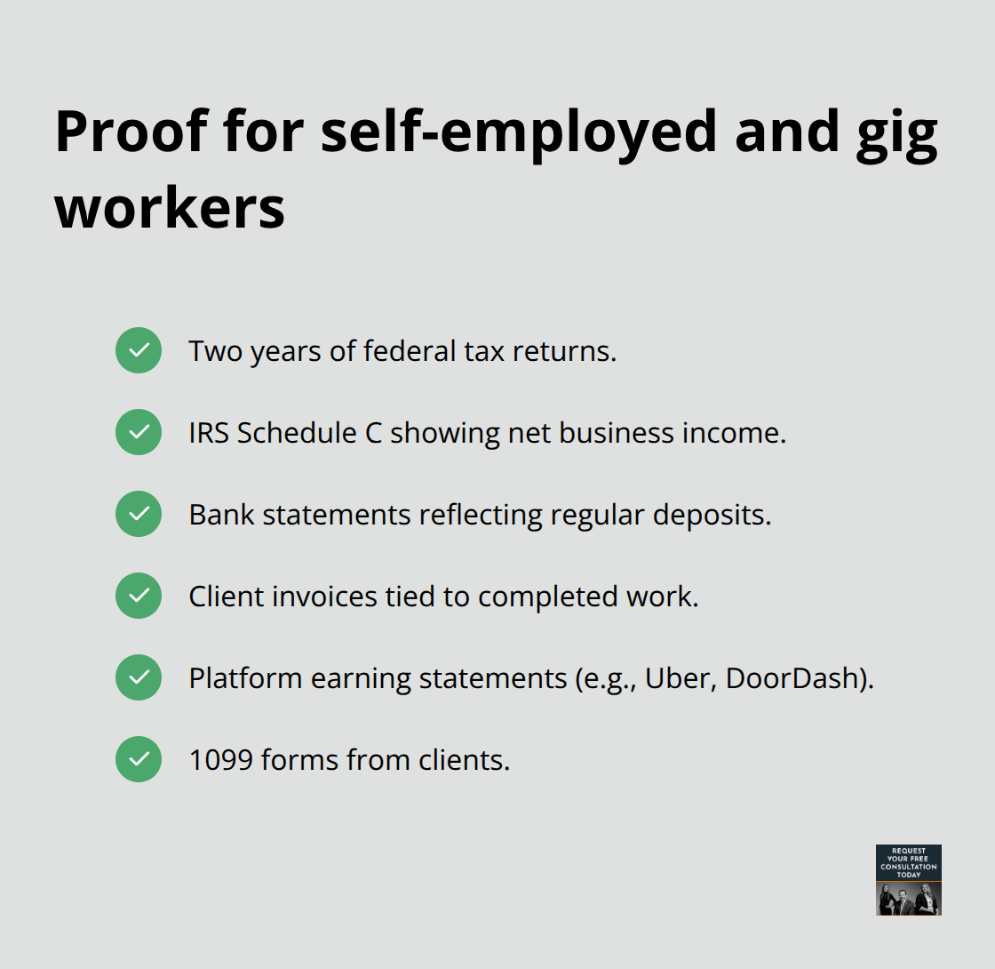 Documents that substantiate income without traditional pay stubs