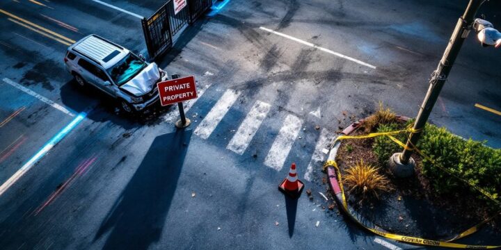 Can You Sue for Accidents in Parking Lots and Private Property?