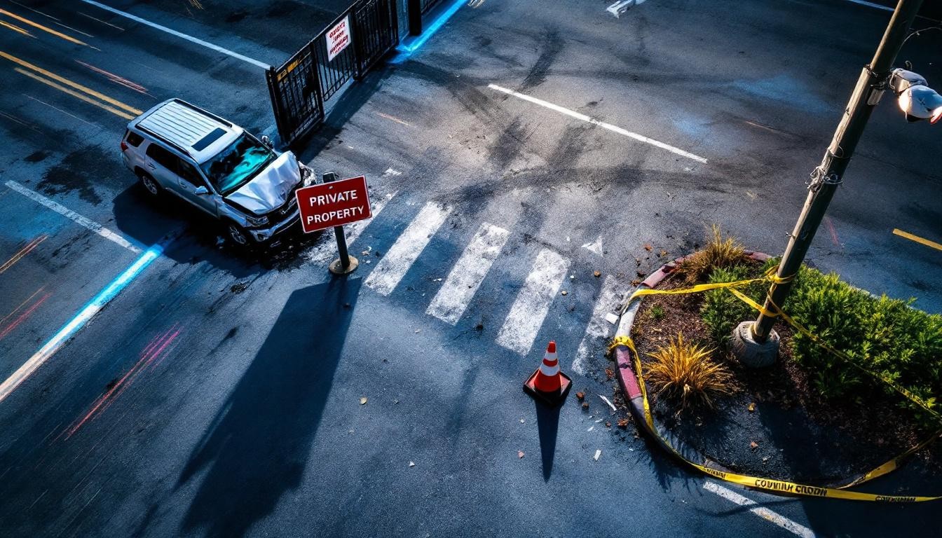 Can You Sue for Accidents in Parking Lots and Private Property?