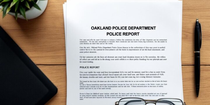 How to Obtain and Use an Oakland Police Report for Your Claim