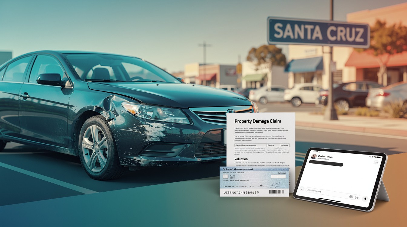 Property Damage Claims Santa Cruz: Valuation And Reimbursement For Your Vehicle