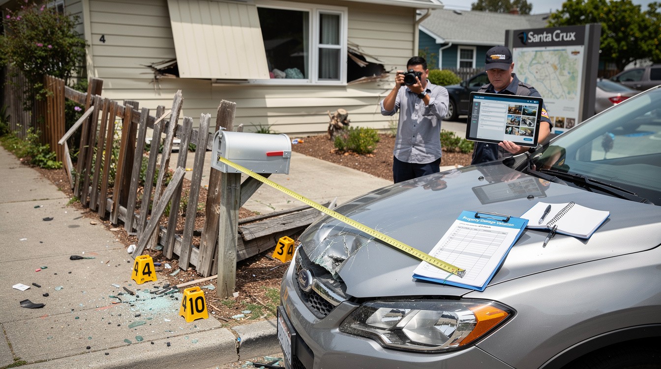 Property Damage Valuation Santa Cruz: Reassessing Losses After a Local Crash