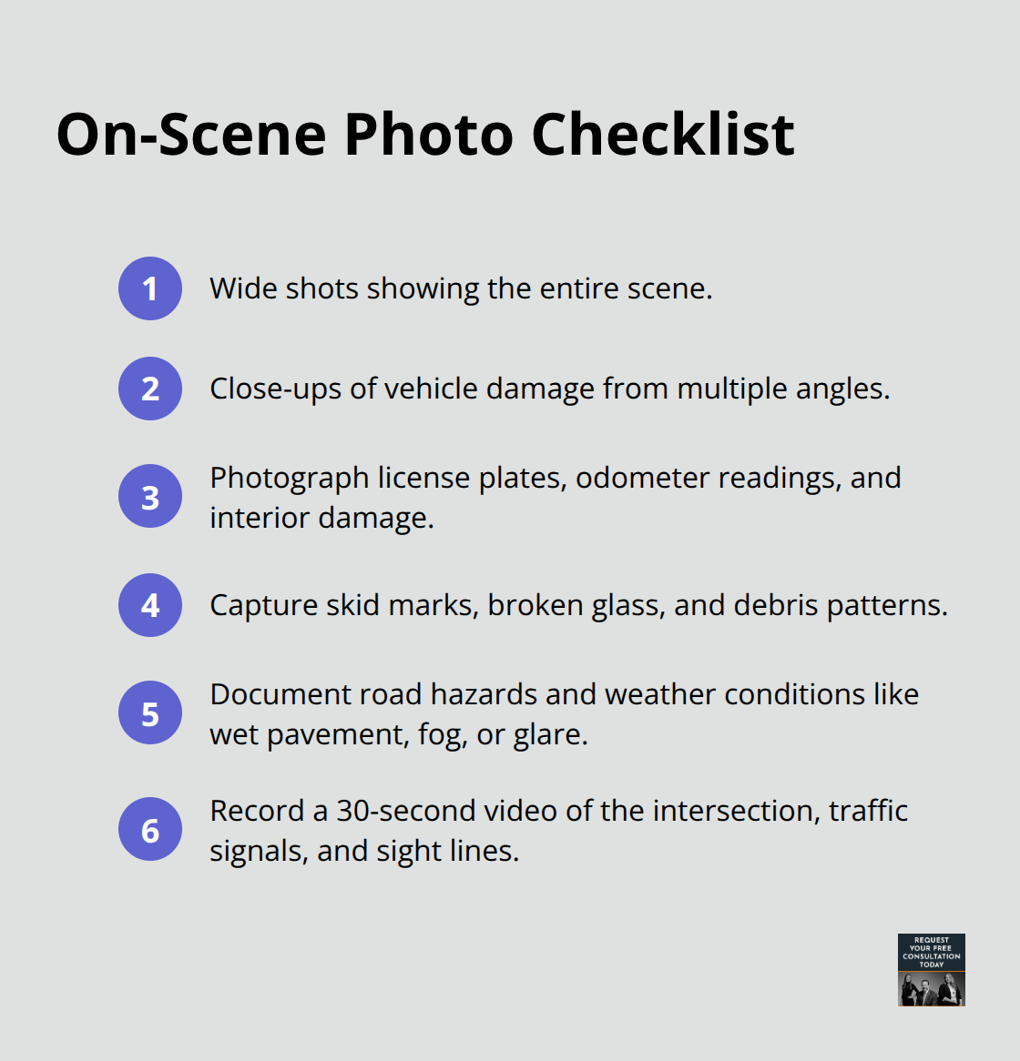 Key photos and video to capture after a Santa Cruz car crash - Santa Cruz injury documentation