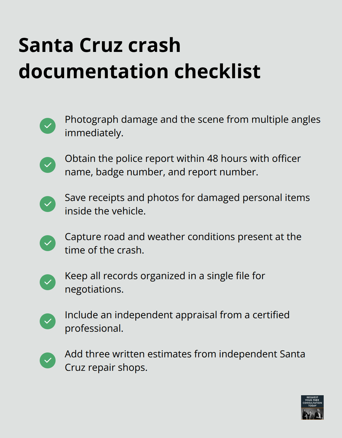 Checklist of essential documents to strengthen a Santa Cruz property damage claim. - santa cruz property damage 2