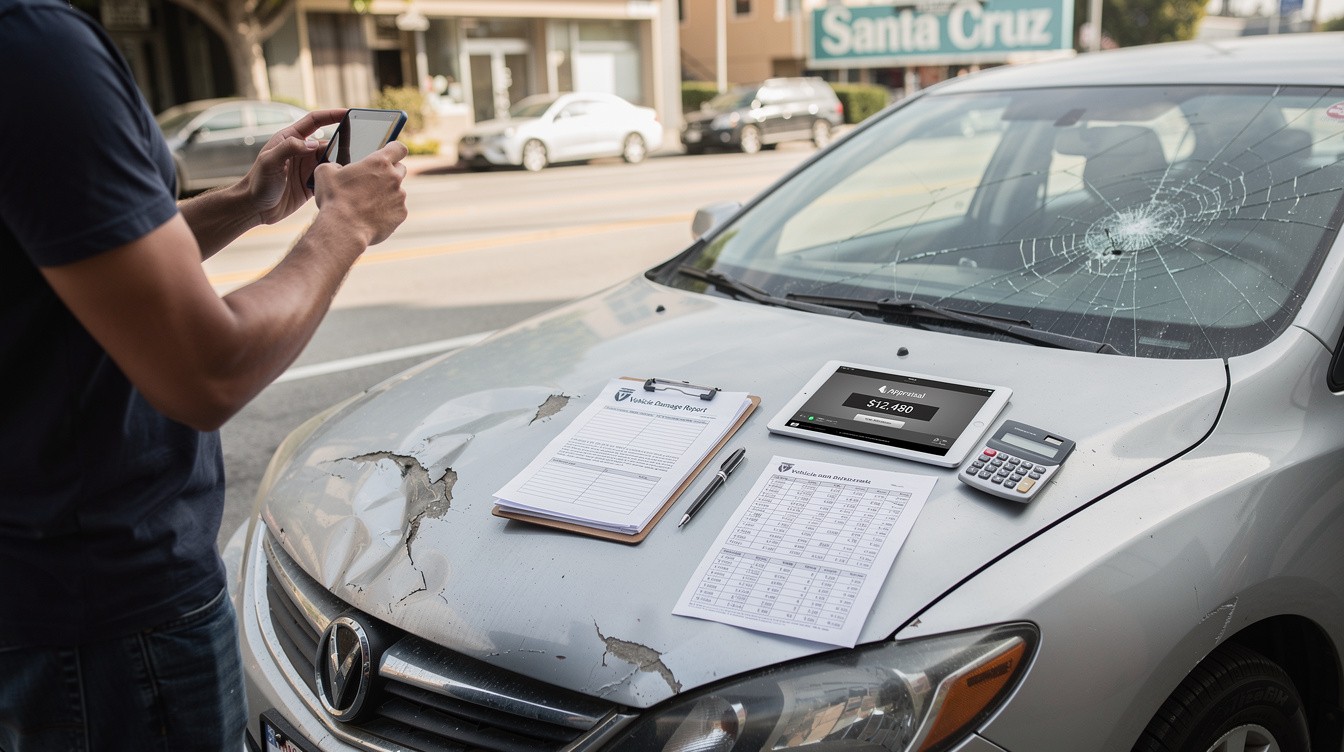 Santa Cruz Property Damage: Documenting and Valuing Your Vehicle Loss