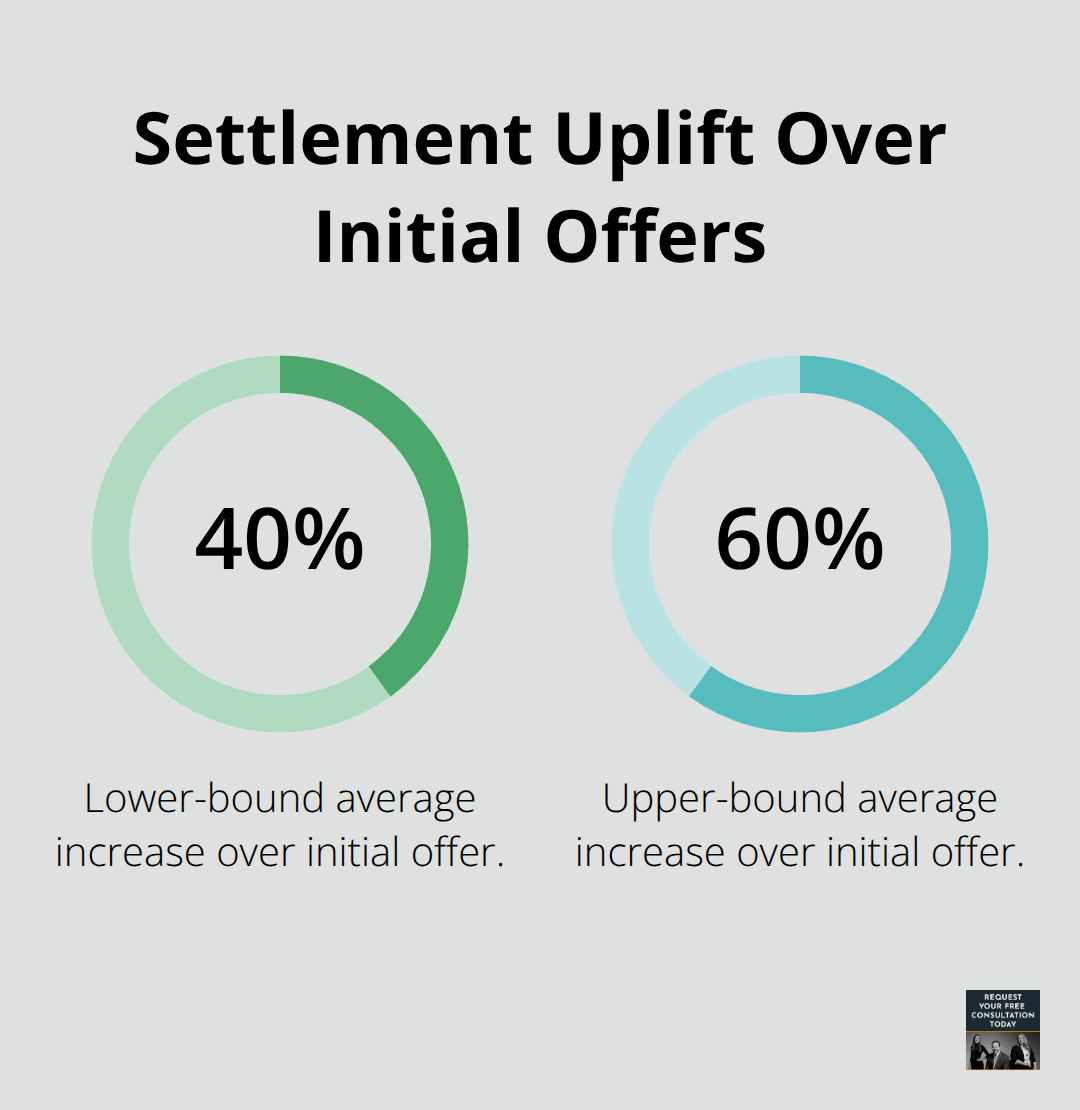 Typical improvement range when claims are properly documented