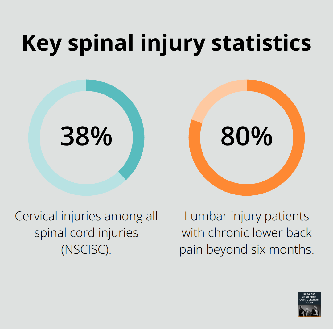 Visualization of two spinal injury percentages relevant to U.S. patients - Spinal injury Santa Cruz