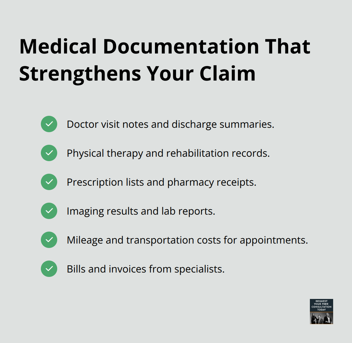 Key medical records to collect after a truck accident in the U.S. - Truck accident claim process