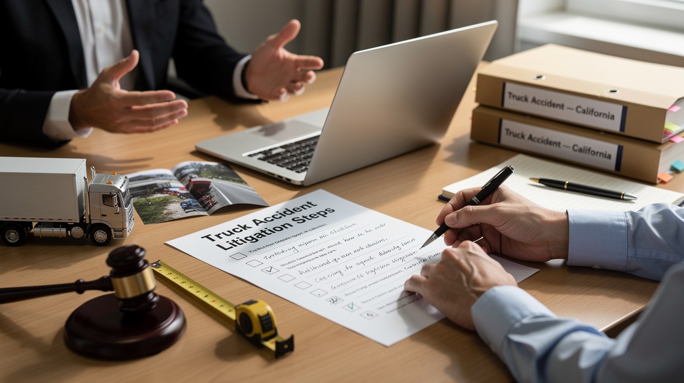 Truck Accident Litigation Steps: A Roadmap for California Claims
