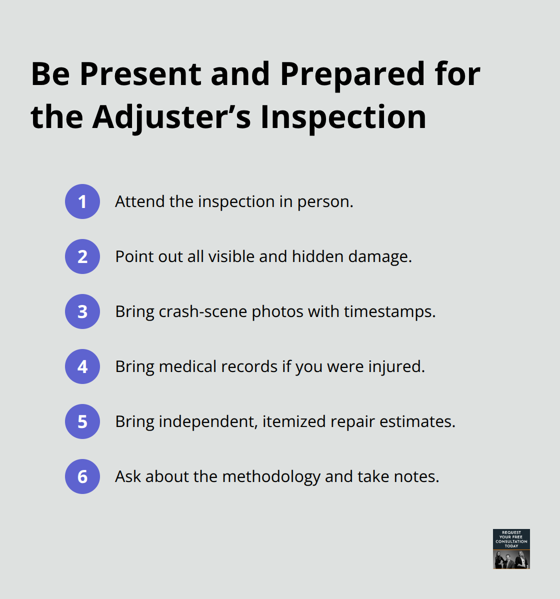Action checklist to maximize your insurance vehicle inspection in the United States - vehicle damage valuation guide