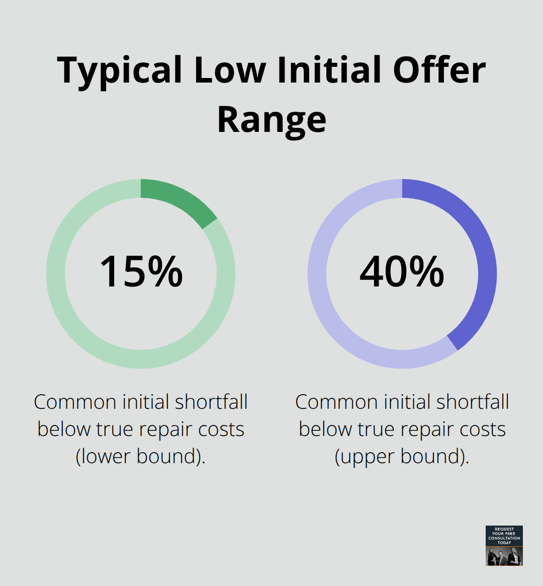 NAIC-reported shortfall of initial insurance offers versus actual repair costs - Vehicle damage valuation Santa Cruz